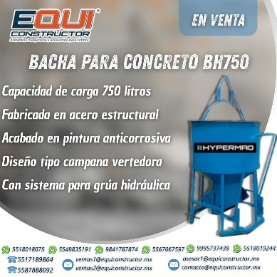 BACHA PARA CONCRETO BH 750