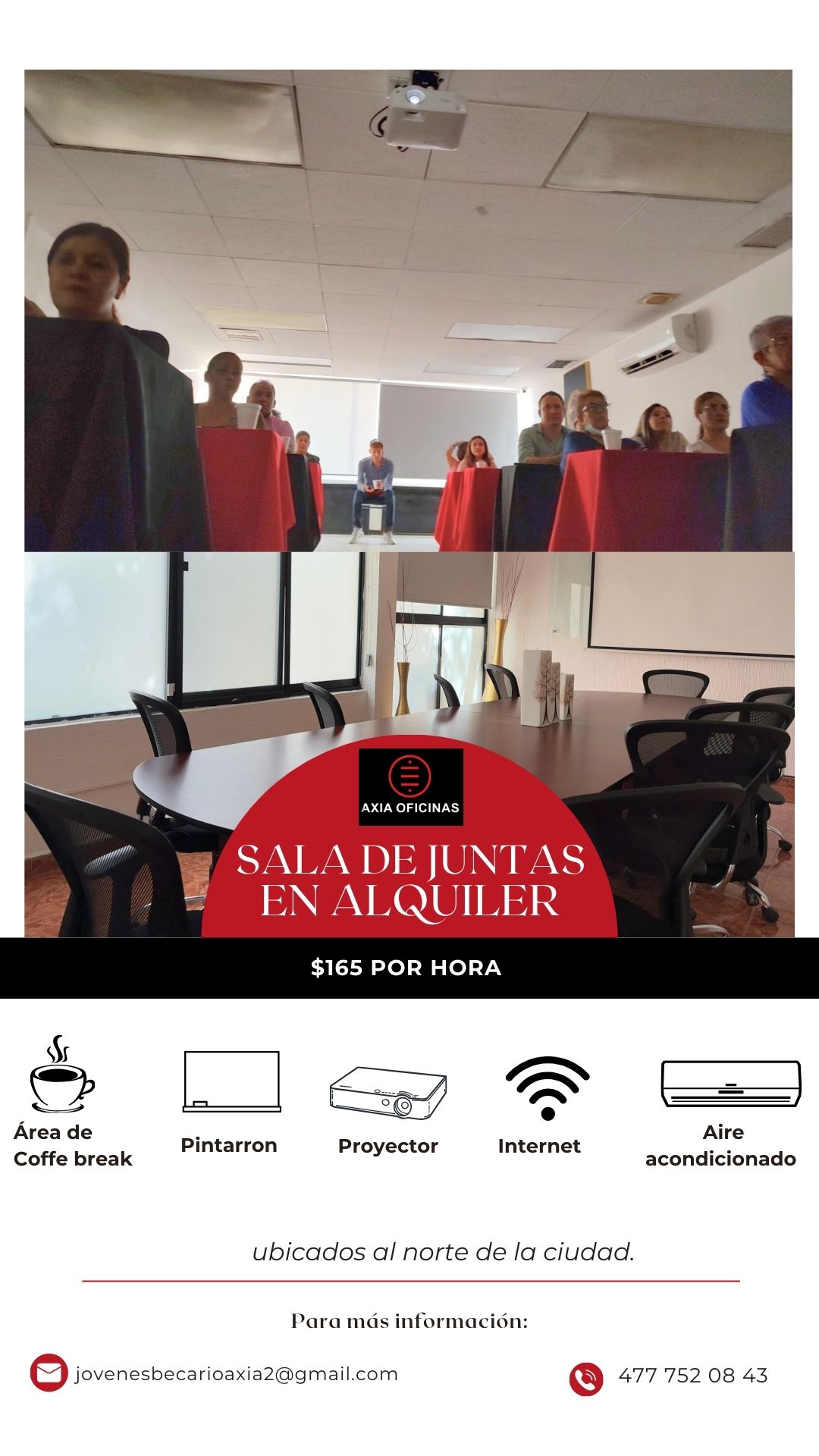 Conoce nuestra sala de juntas.
