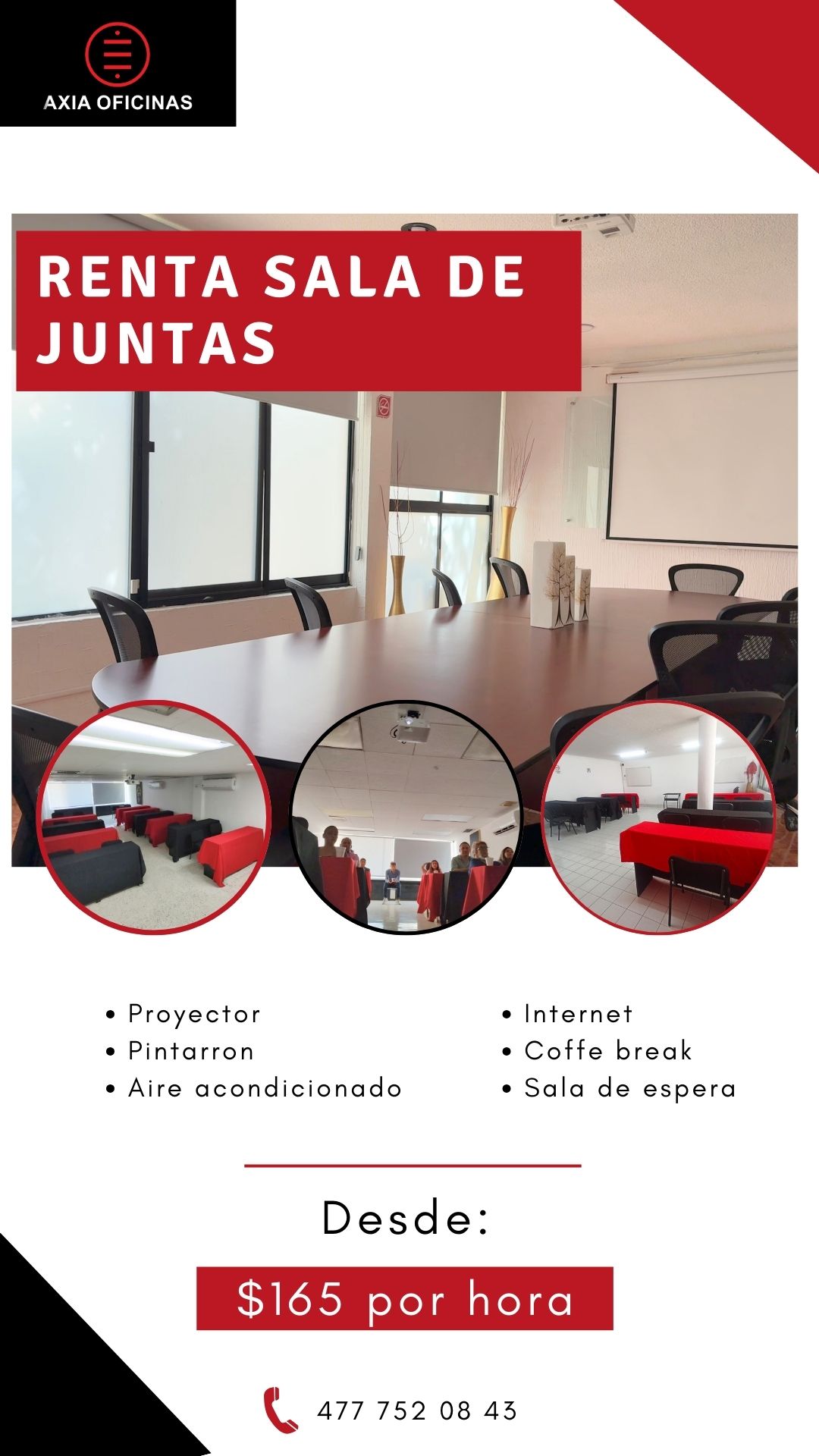 Sala de conferencias.