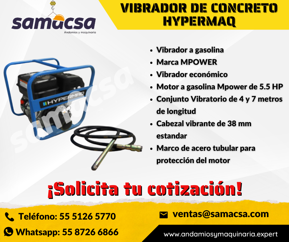 Hypermaq: Compactacin Perfecta del Concreto