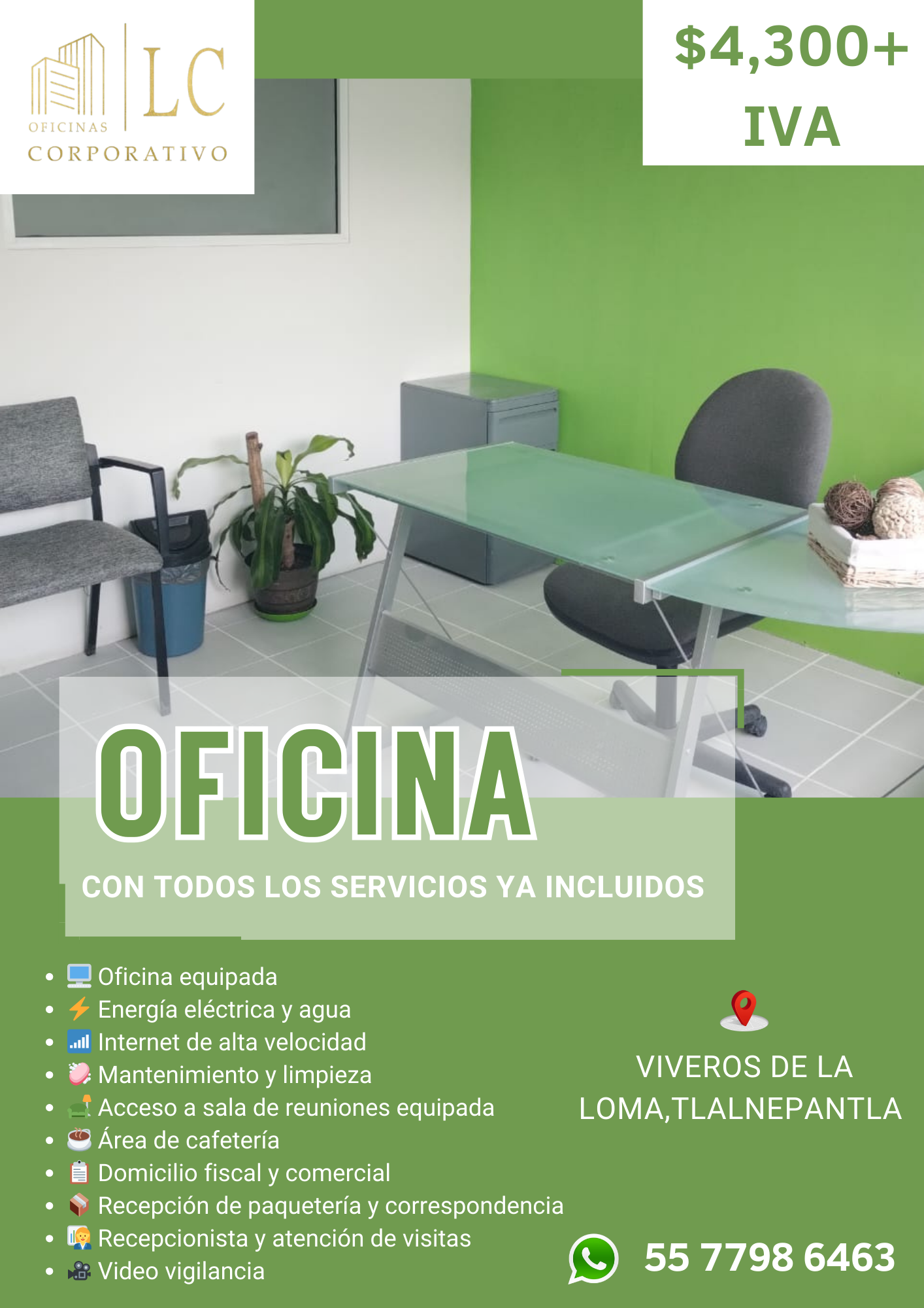 Oficina en renta